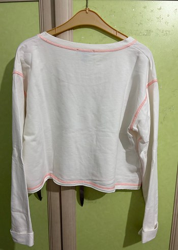 Venice Beach Baskılı Beyaz Sweatshirt - Görsel 2