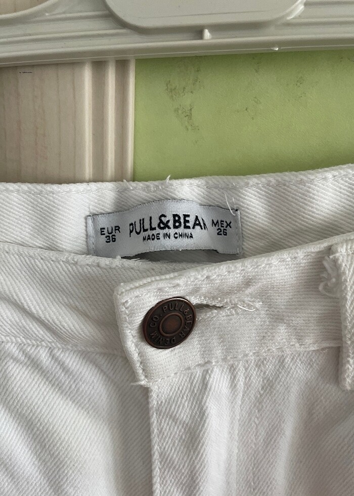 Beyaz Kot Pantolon - Görsel 3