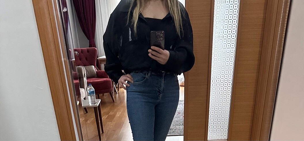 Oversize genişyaka gömlek