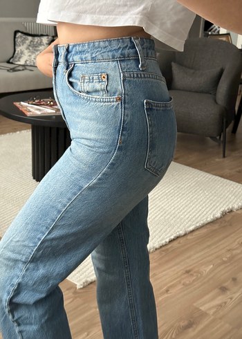 34 Beden mavi Renk Trendyolmilla jean