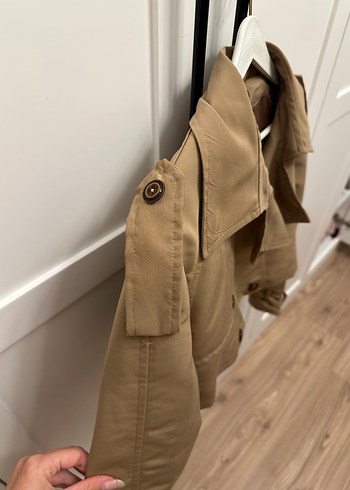 36 Beden camel Renk Trendyolmilla crop trençkot