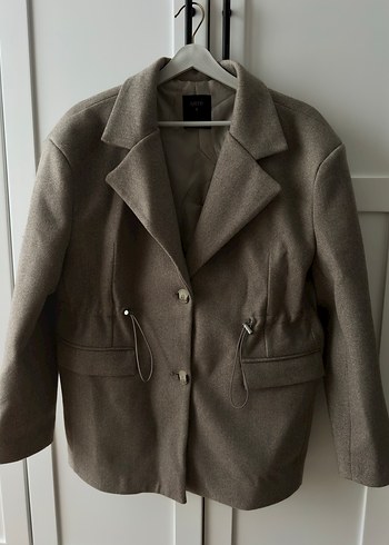 Belden oturtmalı nubuk ceket - Görsel 4