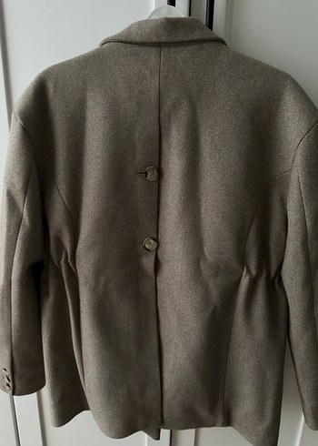 Belden oturtmalı nubuk ceket - Görsel 6