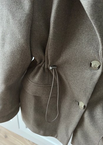 Belden oturtmalı nubuk ceket - Görsel 3