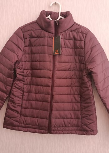 m Beden bordo Renk Kinetix kadın şişme mont