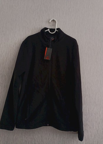 Siyah Fermuarlı Erkek Polar Sweatshirt