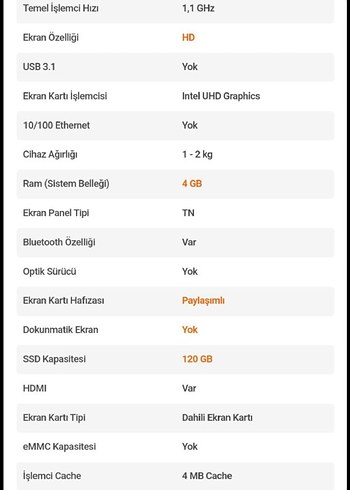 CASPER NİRVANA C370 LAPTOP - Görsel 2