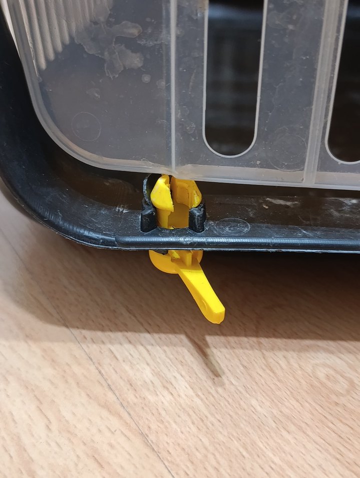 Sarı Renkli Taşınabilir Evcil Hayvan Taşıma Kabı - Görsel 5