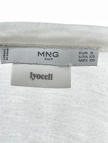 s Beden beyaz Renk Mango T-shirt %70 İndirimli.