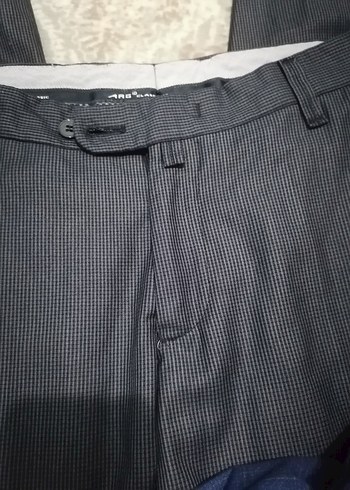 2 adet kareli erkek kumaş pantolonu - Görsel 9