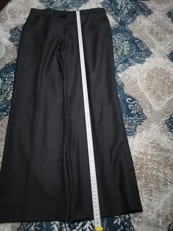 Gri Regular Fit Erkek Ofis Pantolonu - Görsel 3