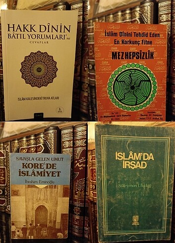 Her set 100 ? dir (Her sette 4 adet kitap mevcut)