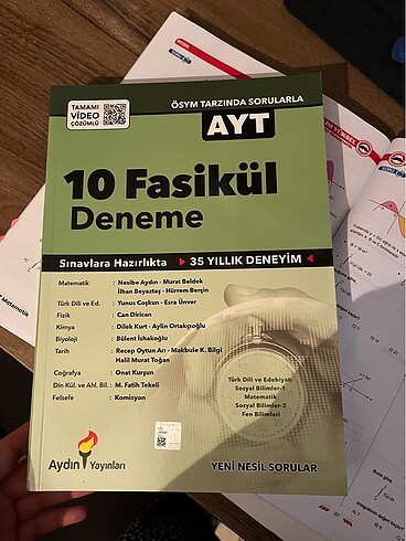ayt genel deneme