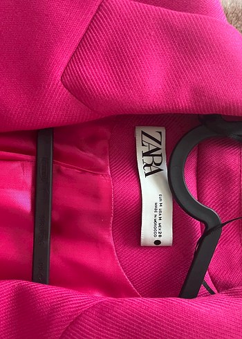 Pembe Uzun zara Kadın Kaban - Görsel 5