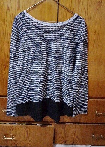 tiroko kadın uzun kolu kazak - Görsel 2