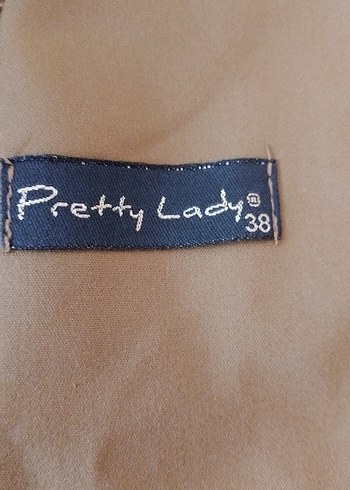 Bej Düğmeli Kadın Keten Blazer - Görsel 3