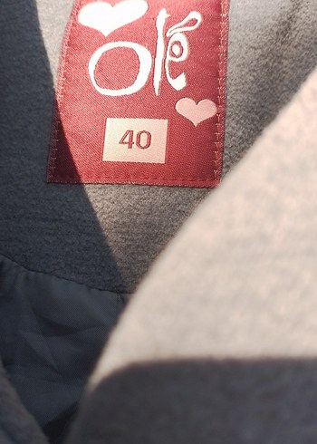 Gri Volanlı Uzun Kollu Kaban - Görsel 2