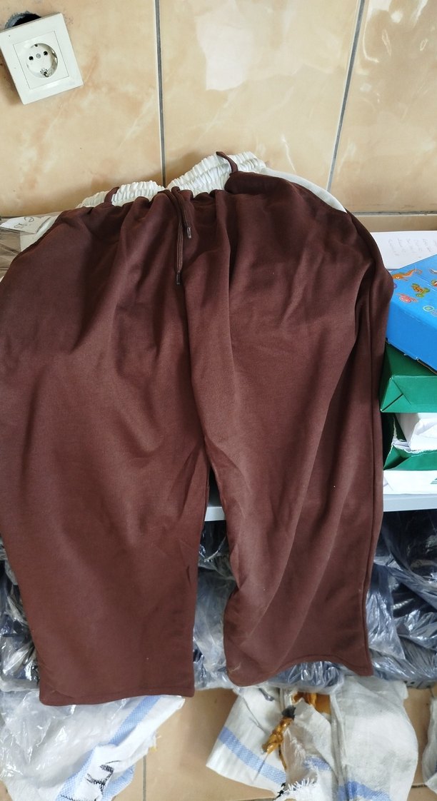 Beyaz Kemerli Eşofman Altı - Görsel 2