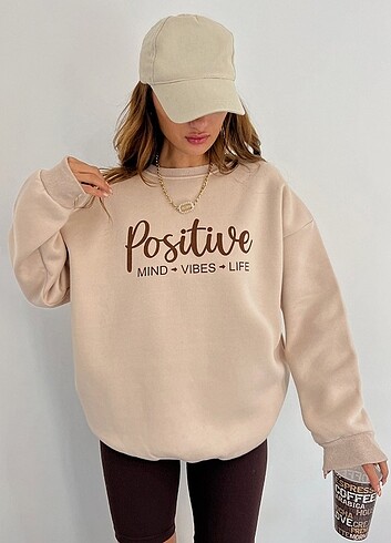 Diğer 3 İPLİK ŞARDONLU POSİTİVE SWEATSHIRT