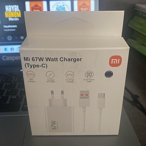 Xioami 67w şarj aleti seti (turbo)