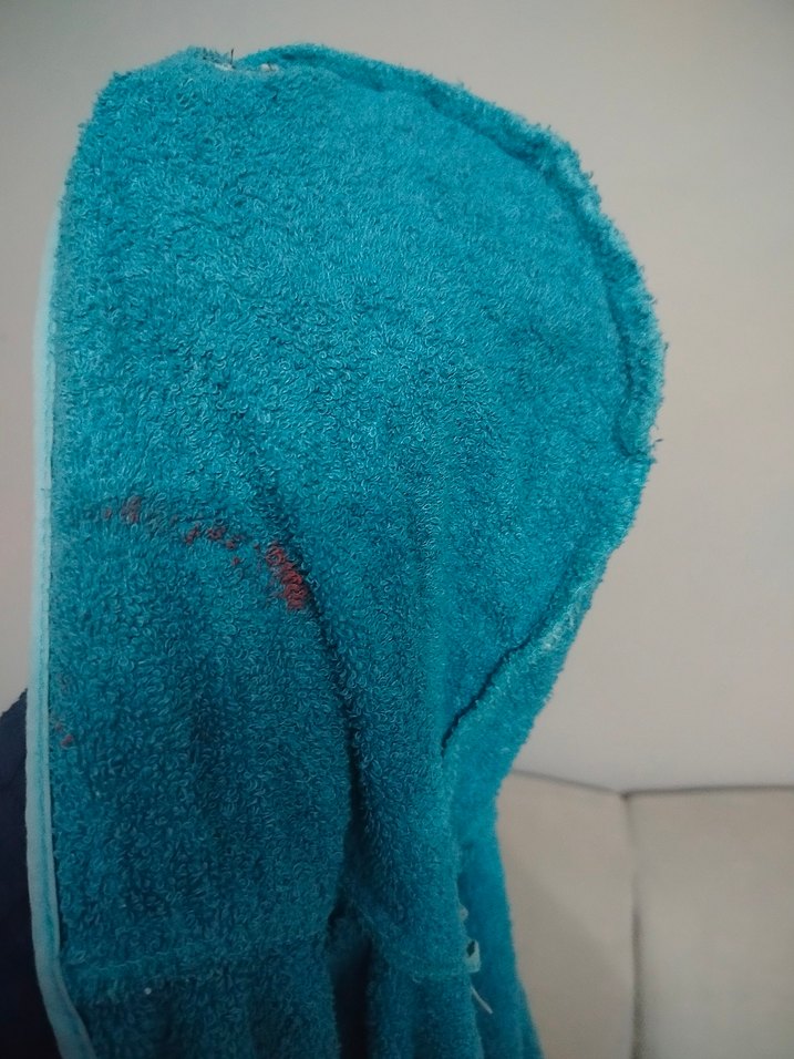 Mavi Erkek Çocuk Bornoz - Görsel 4