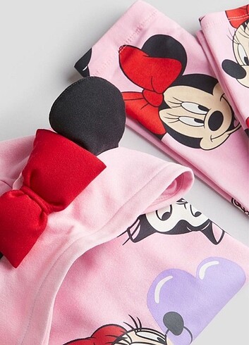 3 Yaş Beden H&M 2 li Kız Çocuk Mickey Takım