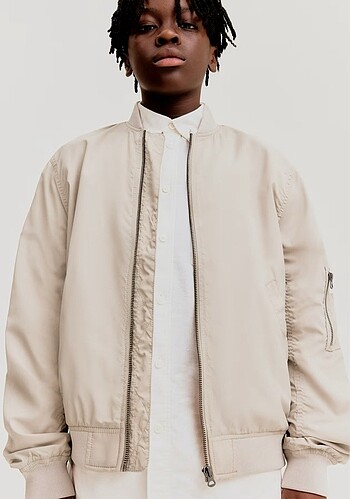 12-13 Yaş Beden camel Renk H&M Erkek Çocuk Pilot Ceket