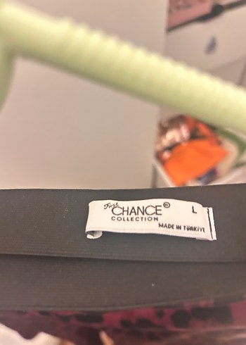 Bordo Leopar Desenli Drapeli Uzun Etek - Görsel 3