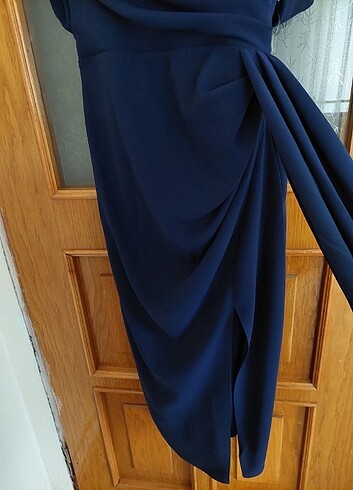 40-42 beden gece mavisi abiye - Görsel 5