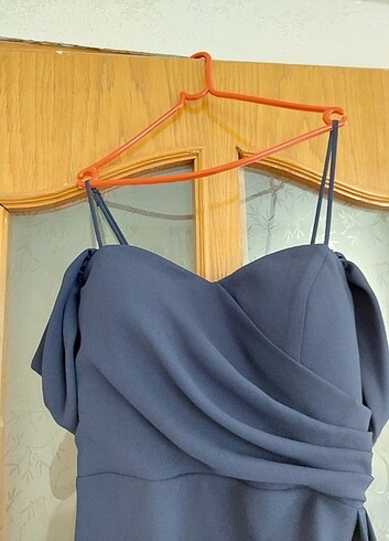 40-42 beden gece mavisi abiye - Görsel 7