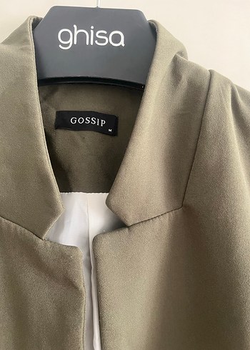 36 Beden Düğmeli, Normal Boy, Minimalist Kadın Blazer