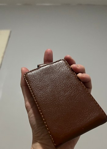 Koyu Kahverengi Minimalist Cüzdan - Görsel 6