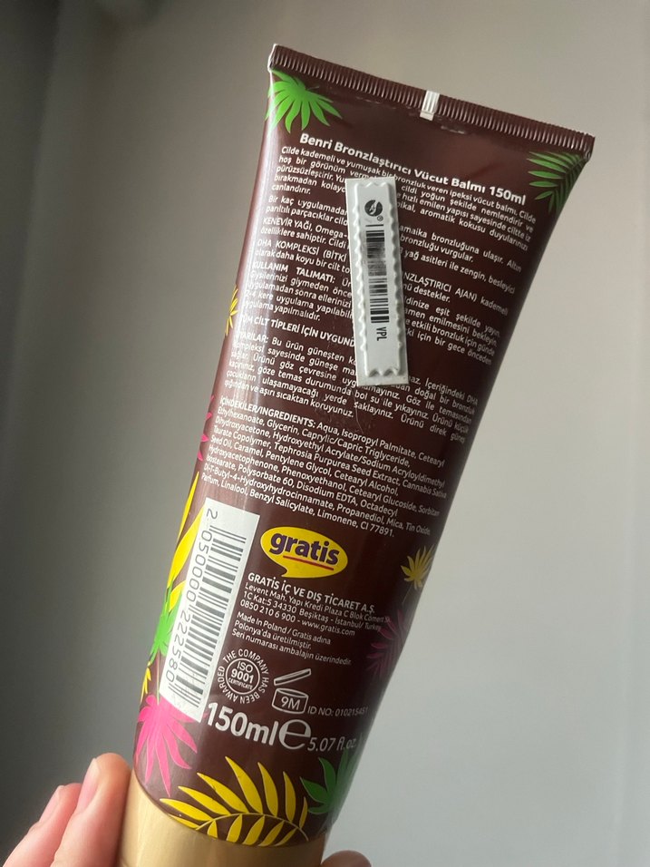 Benri Jamaica Doğal Bronzlaştırıcı Vücut Balmı - Görsel 3