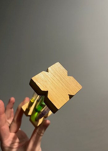 Renkli Kumlu Ahşap Kum Saati Oyuncak - Görsel 11