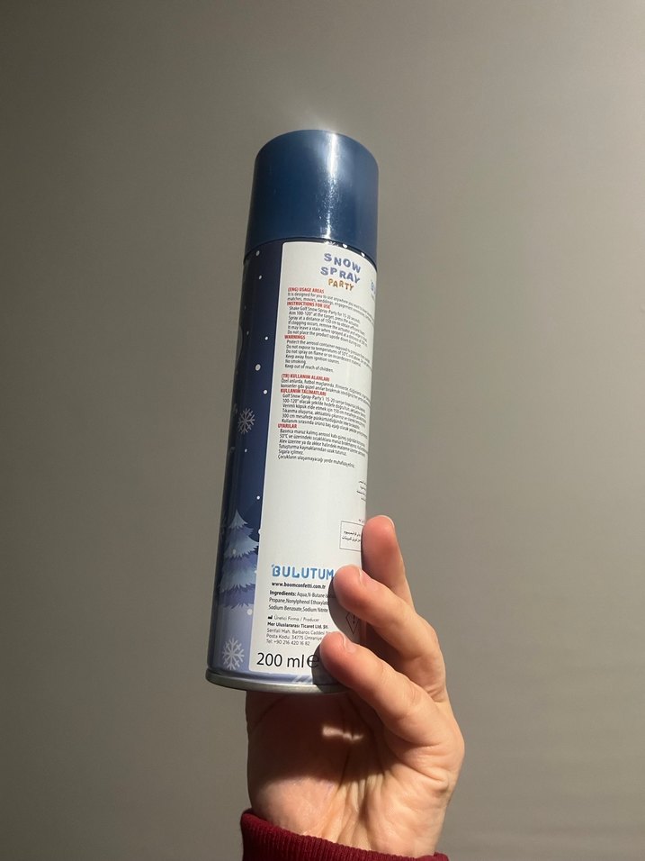 2Adet Bulutum Snow Spray 200 ml - Görsel 2