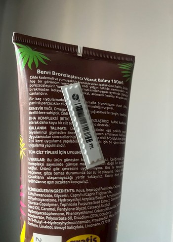 Beden Benri Self Bronzing Vücut Balmı