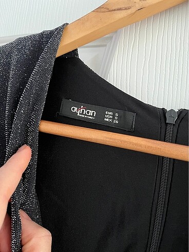 Simli dokulu elbise - Görsel 8