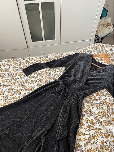 Simli dokulu elbise - Görsel 7