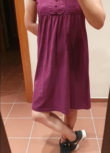 s Beden bordo Renk Bordo elbise