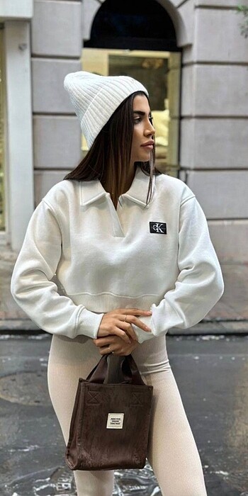 s Beden beyaz Renk CK SWEAT
