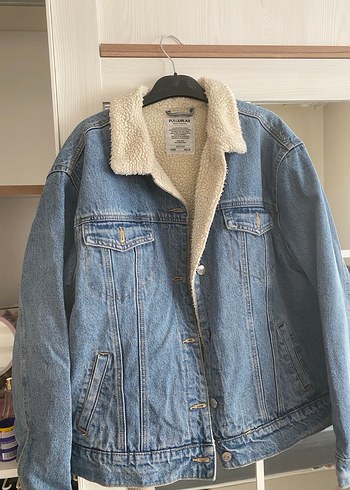 Pull and bear yünlü kot ceket