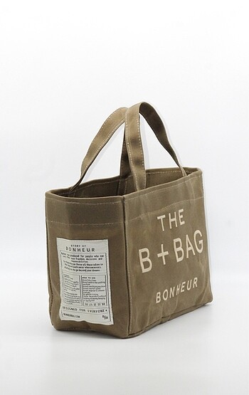 Diğer The B + Bag Bonheur Kanvas vizon çanta
