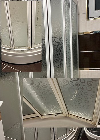 Gri-Beyaz Modern Duş Perdesi - Görsel 2