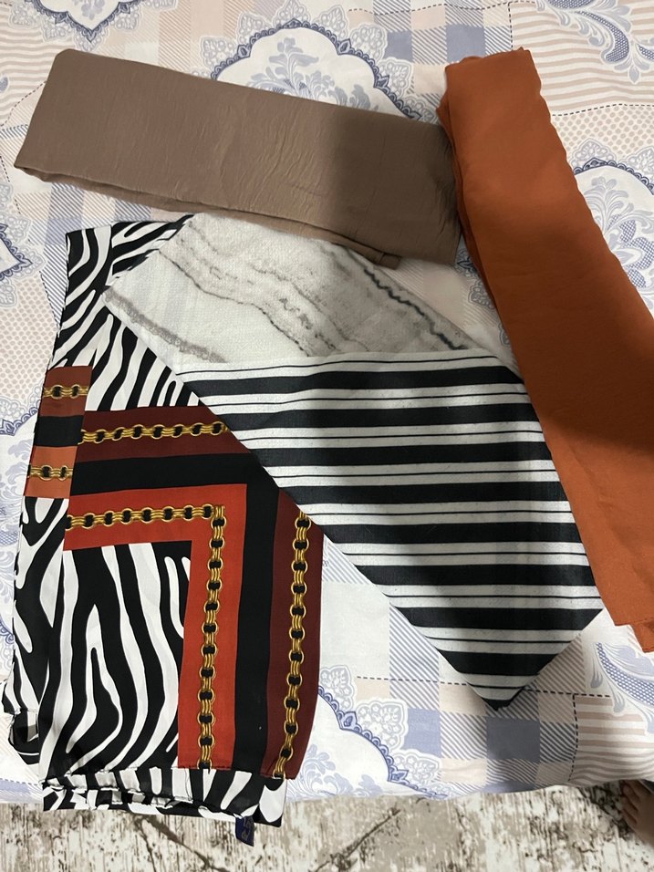 Bohem Tarzı Kahverengi Kadın Şal - Görsel 2