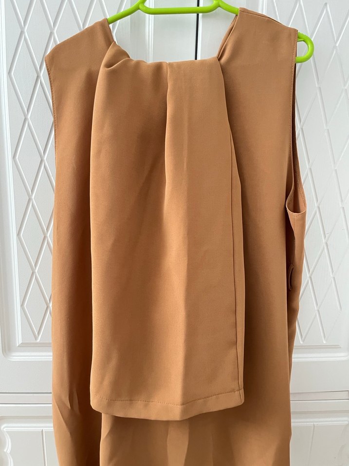 Bej Uzun Kadın Kimono - Görsel 2