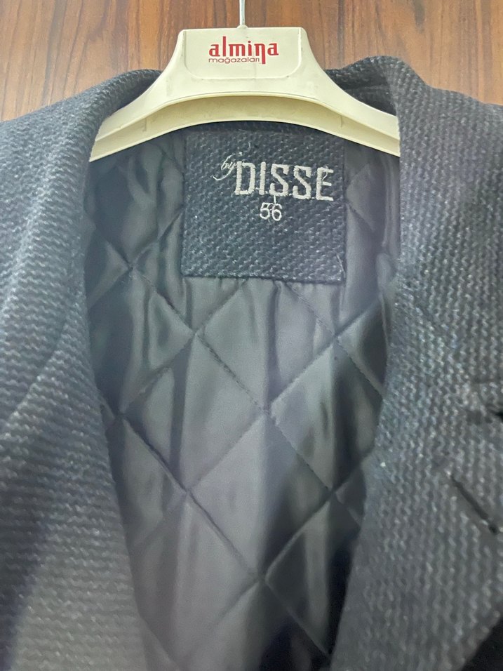 Siyah Süet Erkek Ofis Klasik Kesim Ceket - Görsel 2