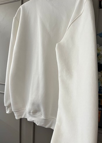 Beyaz Salaş Sweatshirt - Görsel 5