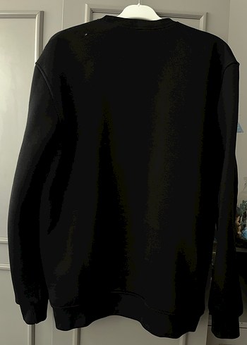 Siyah Bisiklet Yaka Sweatshirt - Görsel 4