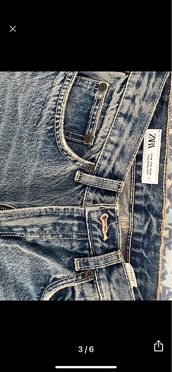 m Beden mavi Renk Zara jean