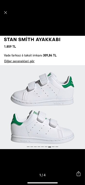 Adidas Çocuk Adidas spor ayakkabı